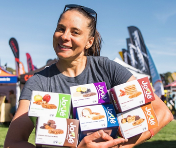 Jess Cerra and all six flavors of JoJe Bar