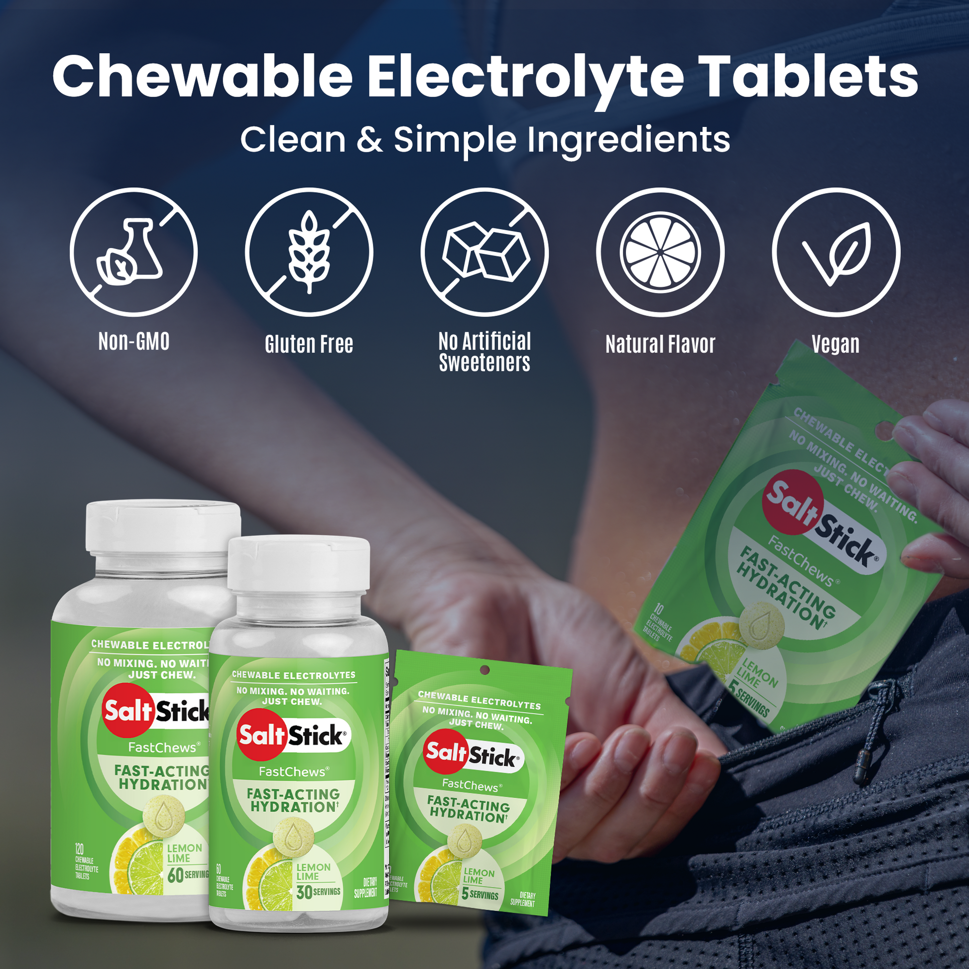 Chewable electrolyte tablets