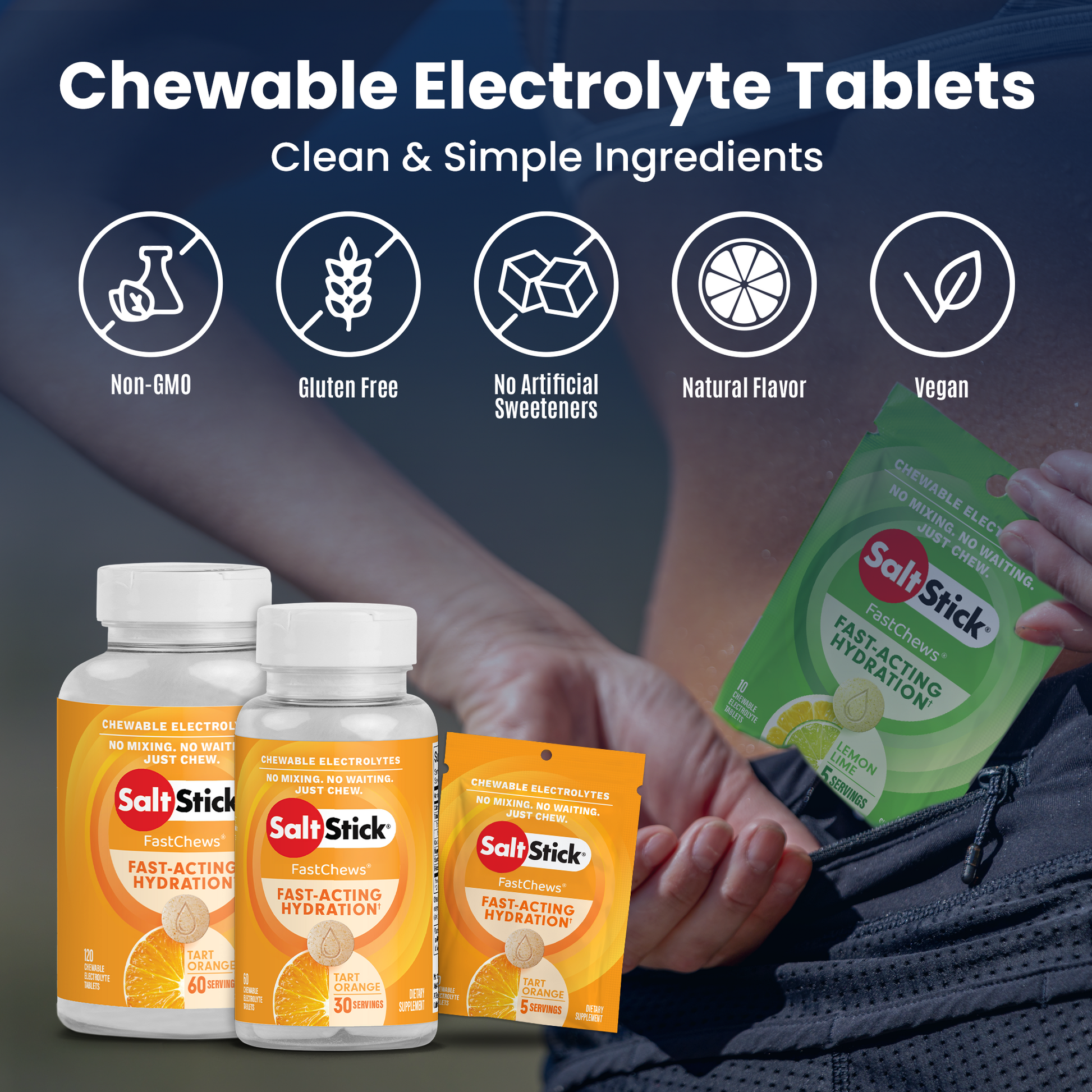 Chewable electrolyte tablets