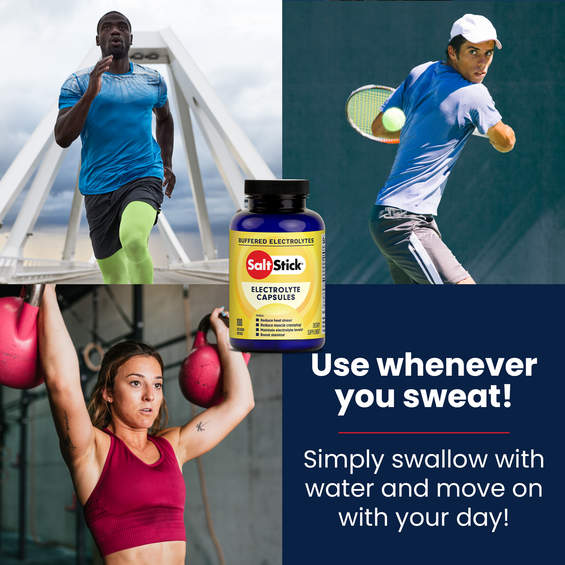 Use whenever you sweat