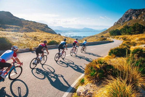 bikers on a coast highway