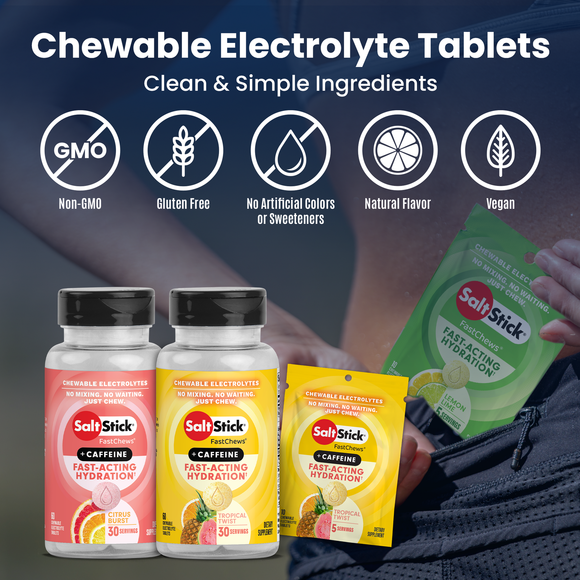 chewable electrolyte tablets