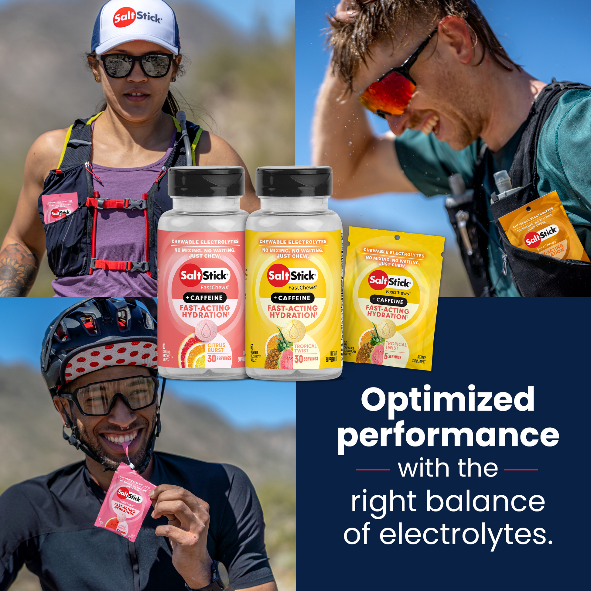 optimized performance with the right balance of electrolytes