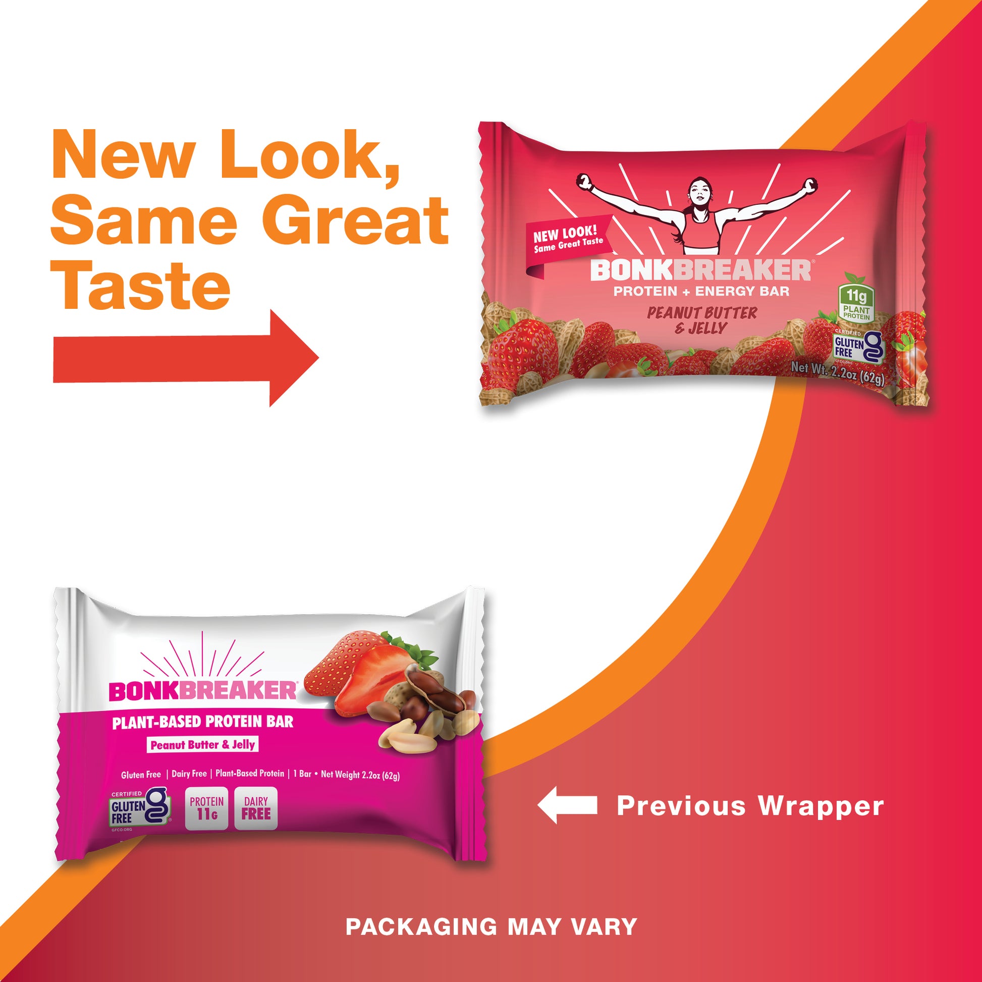 PB&J Protein Bars new look