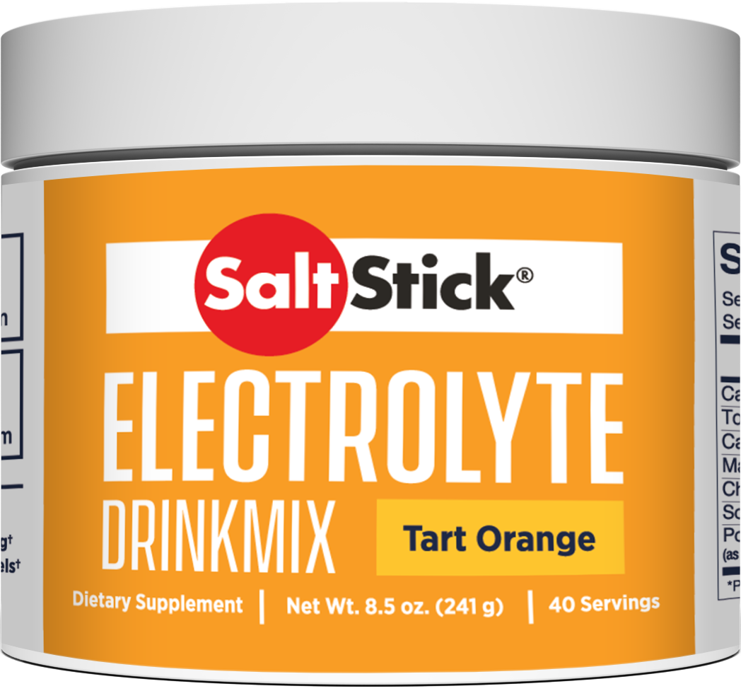 SaltStick Electrolyte Drink Mix Tart Orange Tub of 40 servings