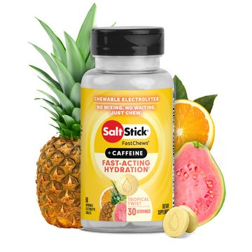 SaltStick FastChews + Caffeine Tropical Twist