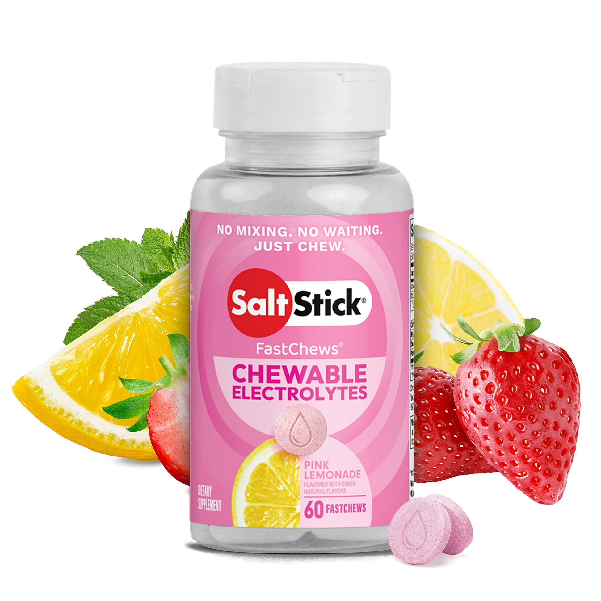 Pink Lemonade FastChews 60ct Bottle