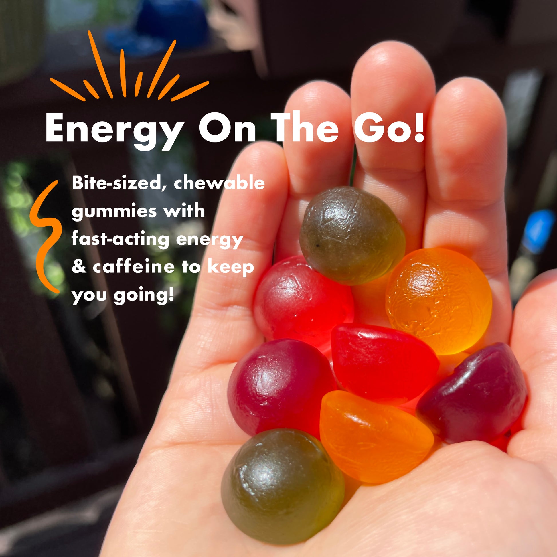Bonk Breaker Chews are great for energy on the go! Bite-sized chewable gummies with fast-acting energy & caffeine to keep you going!