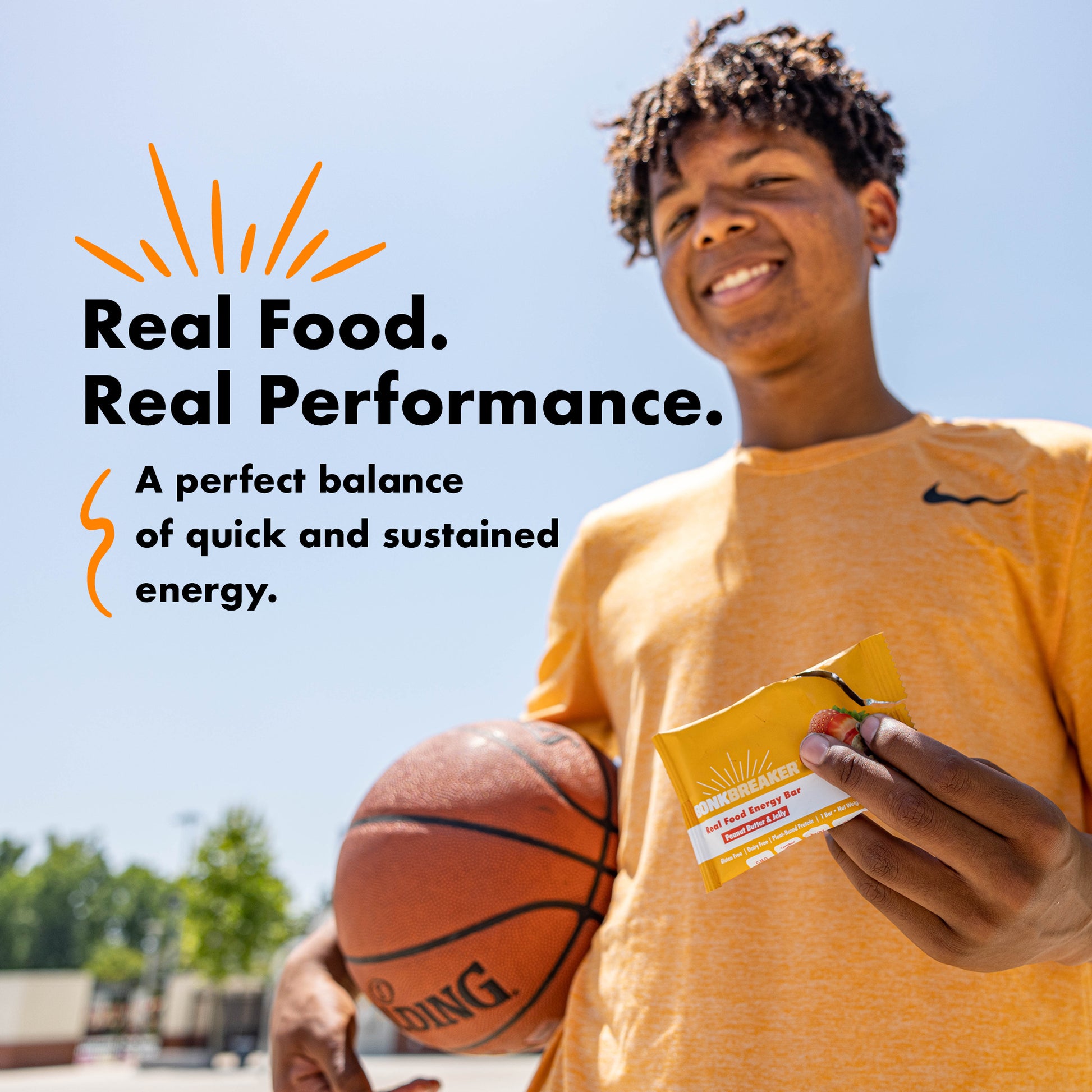 Bonk Breakers Energy Bars - Real Food. Real Performance. A perfect balance of quick and sustained energy.