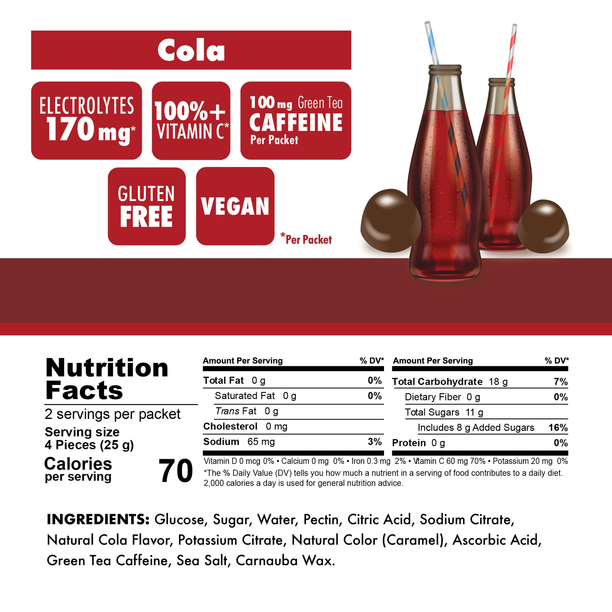 Cola Chews Nutrition Facts