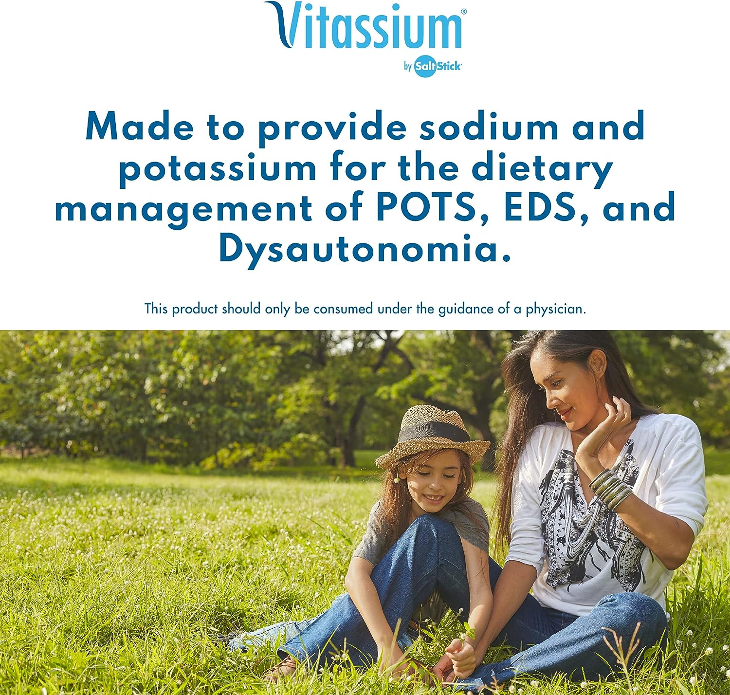 Made to provide sodium and potassium for the dietary management of POTS, EDS and dysautonomia