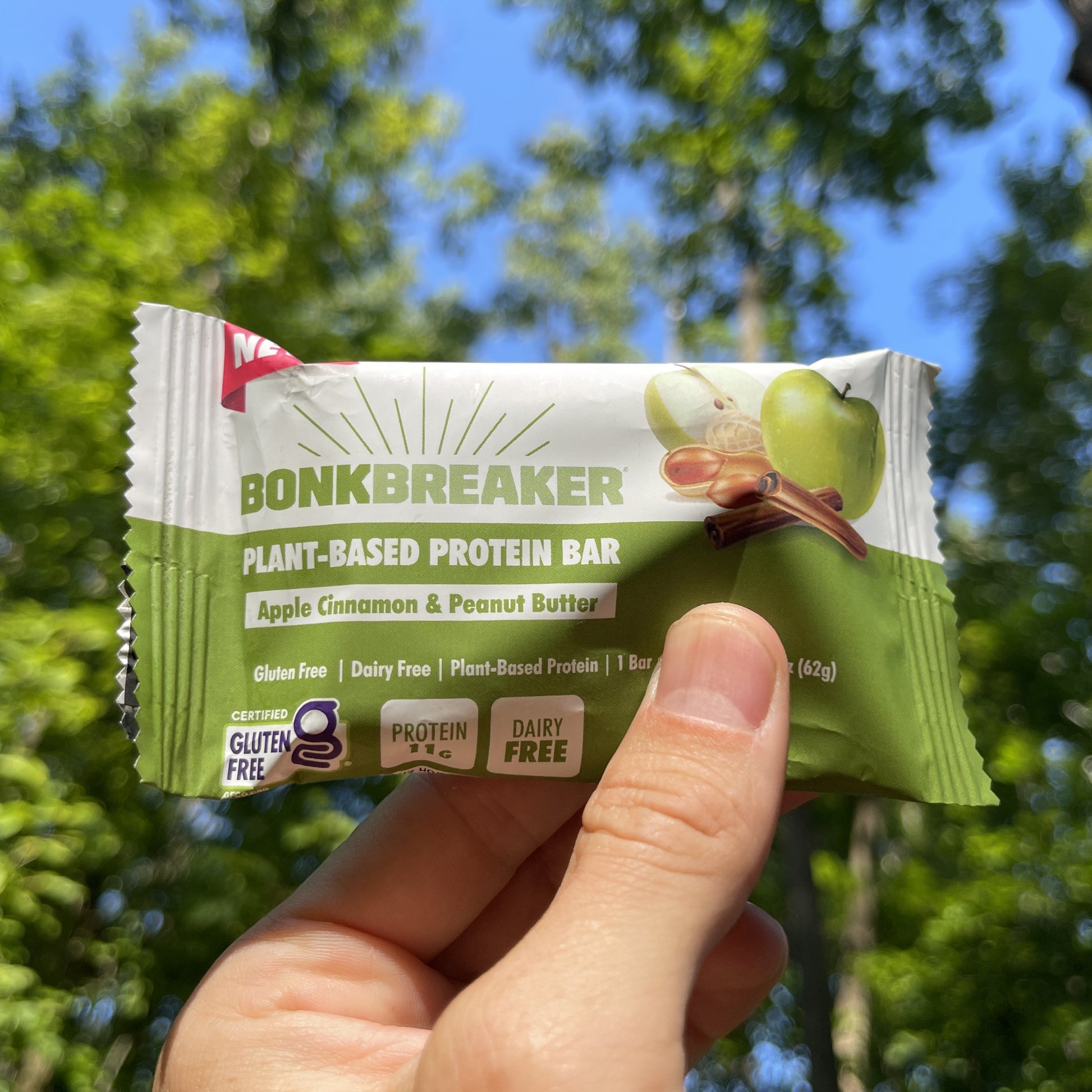 Bonk Breaker Plant-Based Apple Cinnamon & Peanut Butter Bars