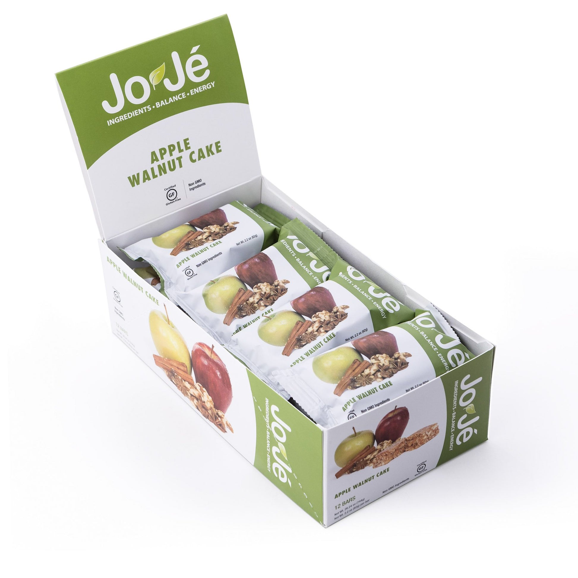 JoJé Apple Walnut Cake Bars Display Box of 12