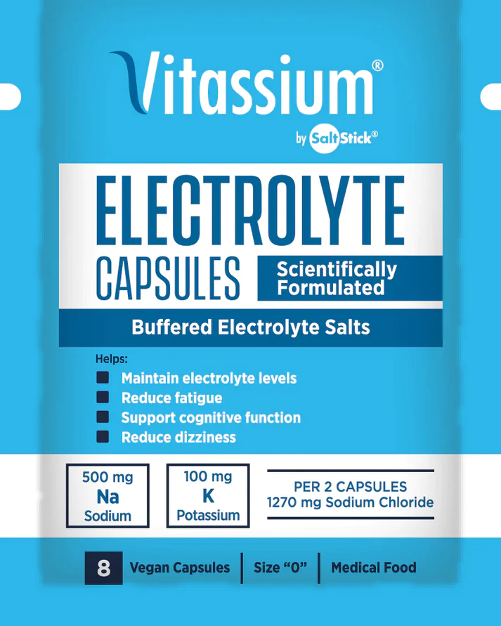 Vitassium Electrolyte Salt Capsules Packet of 8